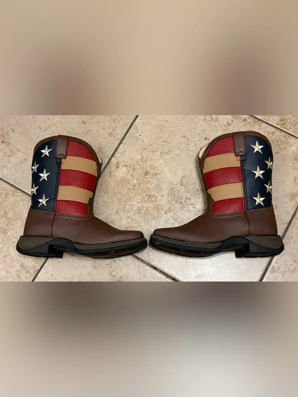 LIL' REBEL™ BY DURANGO® BIG KIDS' PATRIOTIC WESTERN BOOT